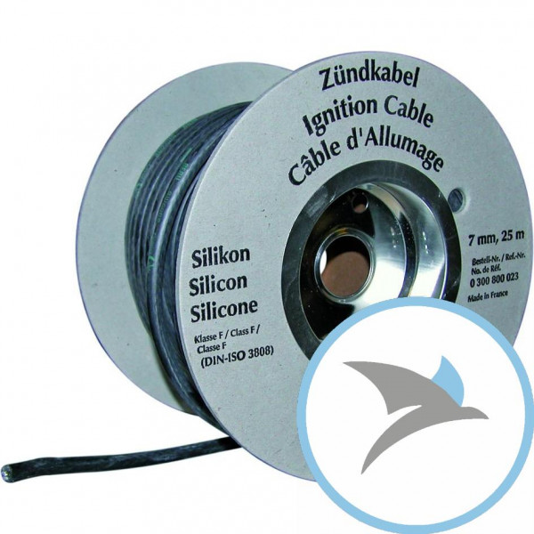 Zündkabel Silikon 7.0 schwarz