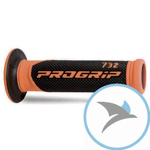 Griffgummi schwarz/orange D.22/25 mm. L.125 mm geschlossen - PA073200AR02