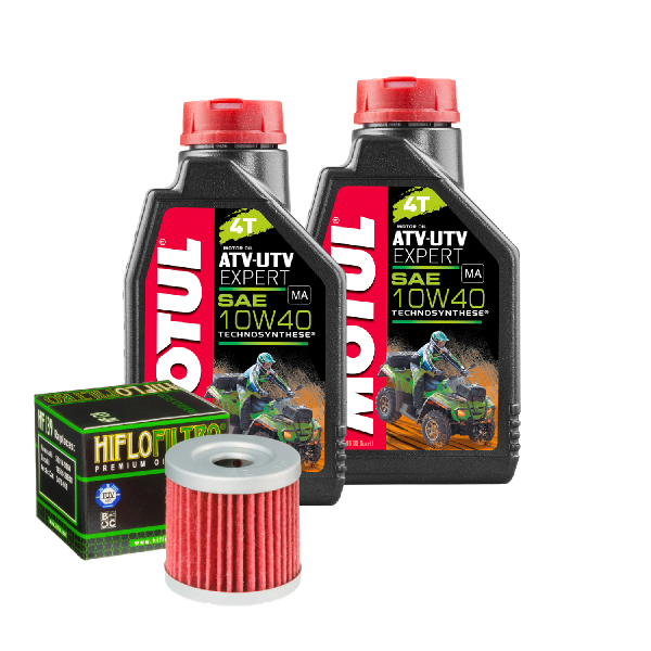 Suzuki LT-R 450 QuadRacer Service Kit Öl Motul ATV-UTV 10W40 Ölfilter