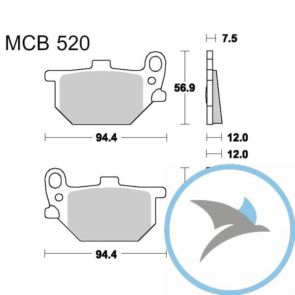 Bremsklotz Standard TRWoder 7326721