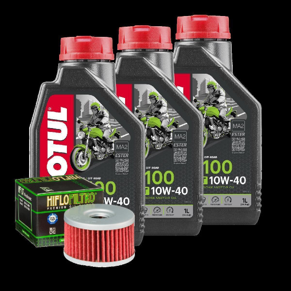 Suzuki DR 650 REU Service Kit Ölwechsel Öl Motul 5100 10W40 Ölfilter