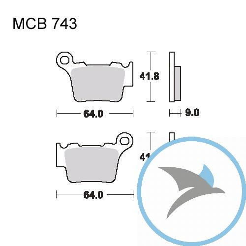 BR KLOTZ SINT RSI TRW - MCB743RSI