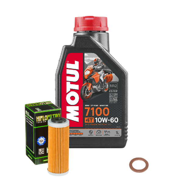 KTM Freeride 250 F Service Kit Ölwechsel Öl Motul 7100 10W60 Ölfilter