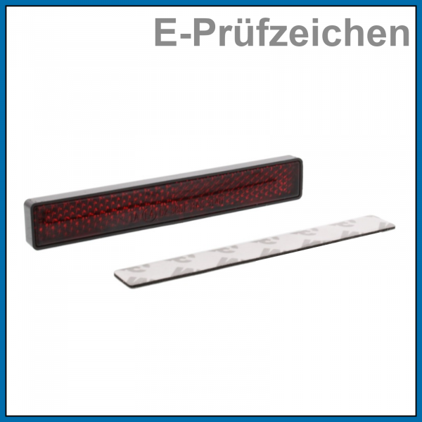 Rückstrahler JMP eckig rot