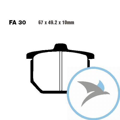 Bremsklotz Semi-Sinter V EBC - FA030V