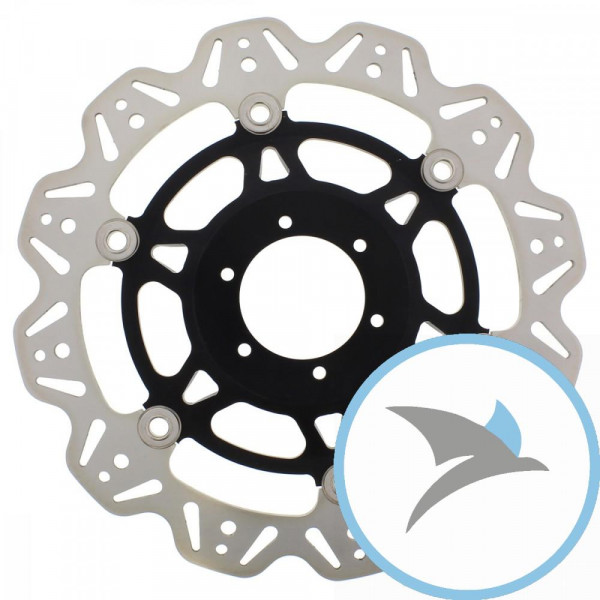 Bremsscheibe VEE EBC schwarz - VR1014BLK