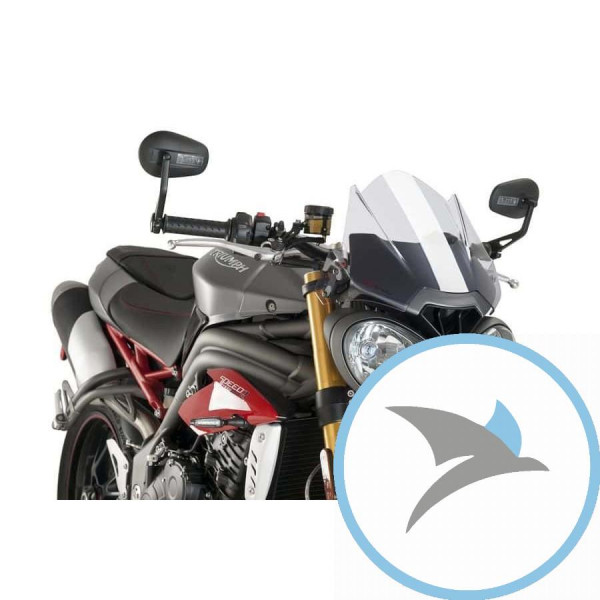 Sportscheibe New Generation Puig für Nakedbike transparent - 8929W