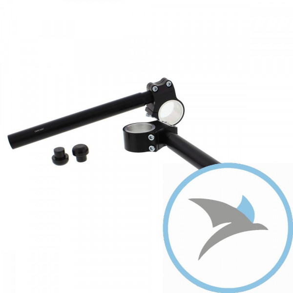 Lenker Alu schwarz 1 Zoll TRW Stummel D41 - MCL41RAC-S
