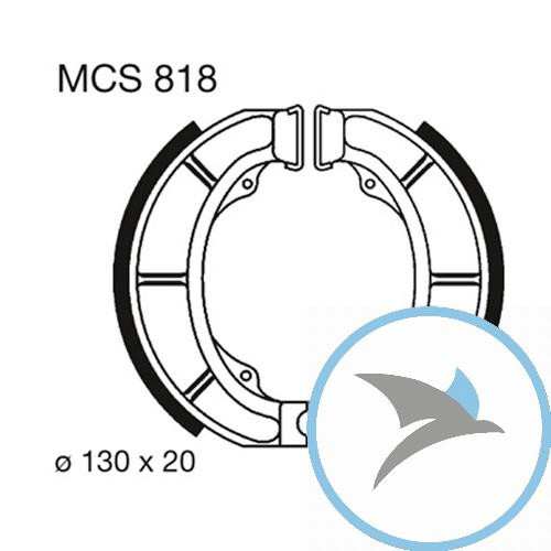 Bremsbacken ohne Feder TRW oder 7379068 - MCS818