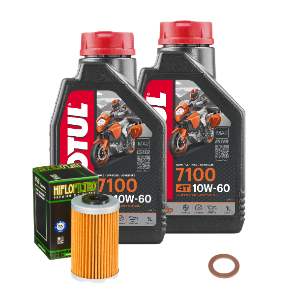 Husaberg FE 450 ie Enduro Service Kit Ölwechsel Öl Motul 7100 10W60 Ölfilter
