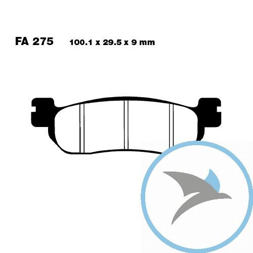 Bremsklotz Carbon Scooter EBC - SFAC275