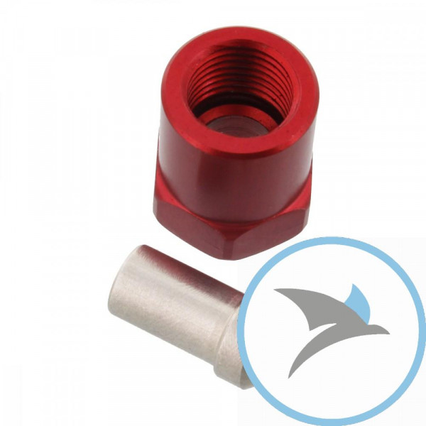 Innengewinde beweglich Vario TYP610 IGL M10 x 1.00 rot