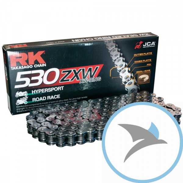 RK XW-RINGK 530ZXW/122 - KETTE OFFEN M NIETSCHLOSS