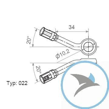 Ringfitting Vario TYP022 10 mm 20+20 chrom