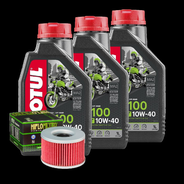 Honda TRX 680 FA Fourtrax Rincon Service Kit Öl Motul 5100 10W40 Ölfilter