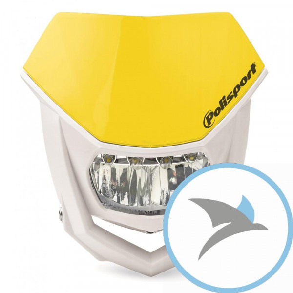 Scheinwerfer Maske Halo gelb 01 LED - 8667100003