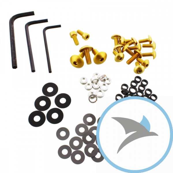 VERKLEID Schraube Satz Pro Bolt alu gold - FOAP38G