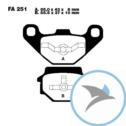 BR KLOTZ STD EBC - FA251