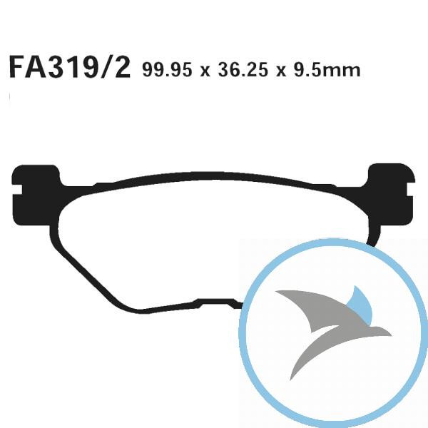 Bremsklotz Standard EBC oder 7871841 - FA319/2