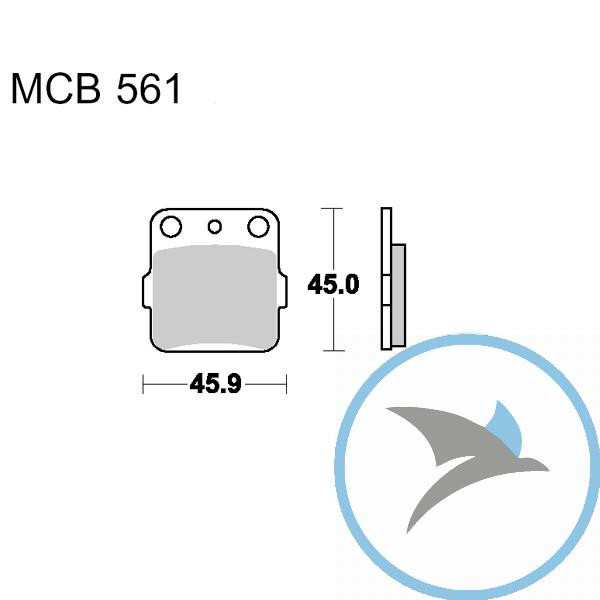 Bremsklotz Sinter SI TRW oder 7373699 - MCB561SI