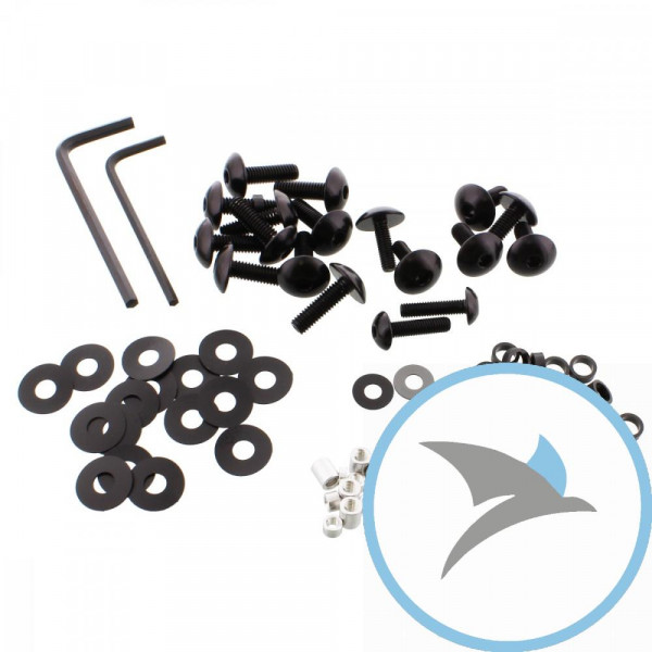 VERKLEID Schraube Satz Pro Bolt alu schwarz - FSU310BK