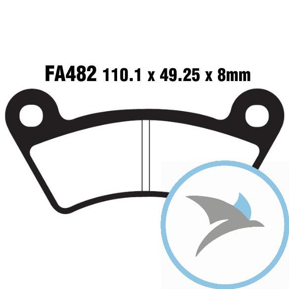 Bremsklotz Standard EBC - FA482TT