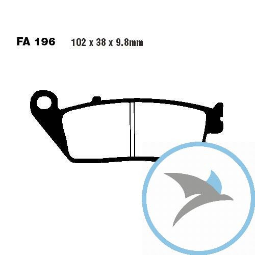 Bremsklotz Sinter HH EBC oder 7871676 - FA196HH