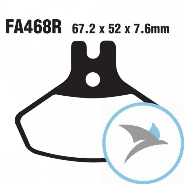 Bremsklotz Sinter R EBC - FA468R