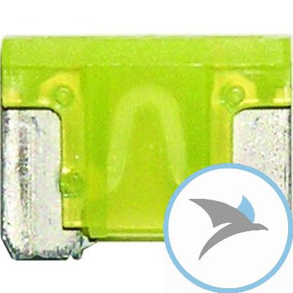 Mini-Sicherung LP 20A gelb Inhalt 2 - 4001796509162