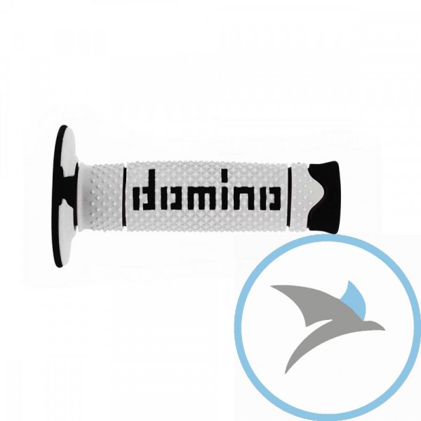 Griffgummi weiß / schwarz Domino D.22 mm L.120 mm geschlossen. - A26041C4046A7-0