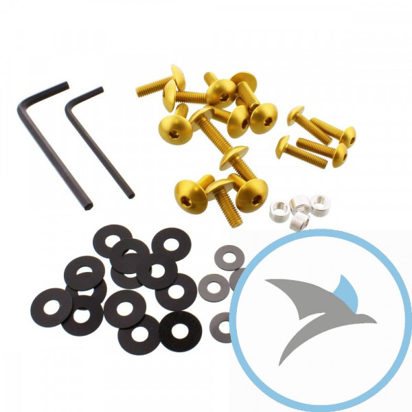 VERKLEID Schraube Satz Pro Bolt alu gold - FHO091G