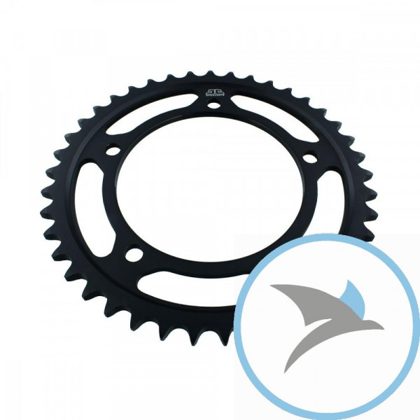 Kettenrad 41Z Teilung 525 schwarz Innendurchmesser 120 Lochkreis 140 - JTR1792.41ZBK