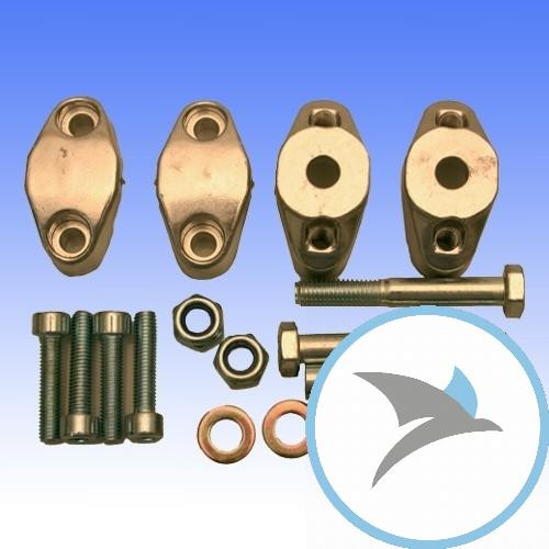 KLEMM Satz Lenker silber 28MM - 0720474