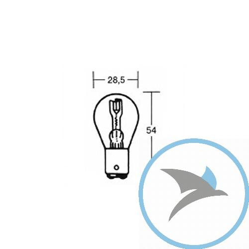 Lampe 6V18/18W JMP BAX15D