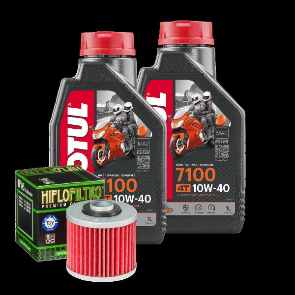 Yamaha XV 250 H Virago Service Kit Ölwechsel Öl Motul 7100 10W40 Ölfilter
