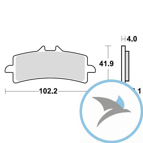 Bremsklotz Sinter SRT TRW - MCB858SRT