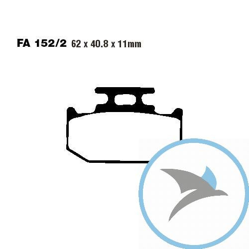 Bremsklotz Standard EBC - FA152/2TT