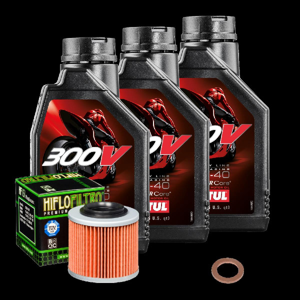 Aprilia Pegaso 650 ie Service Kit Ölwechsel Öl Motul 300V 10W40 Ölfilter