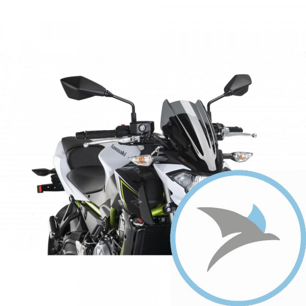 Sportscheibe New Generation Puig für Nakedbike dunkel - 9588F