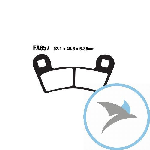 Bremsklotz Standard EBC - FA657TT