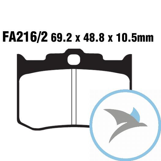 Bremsklotz Standard EBC - FA216/2