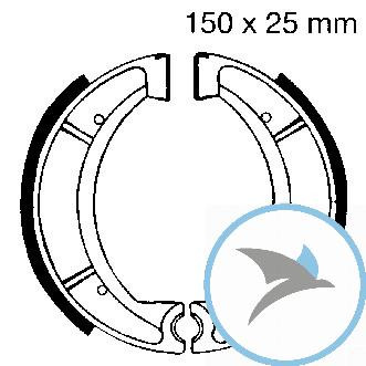 Bremsbacken ohne Feder EBCAlternative: 7328222