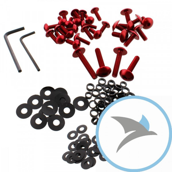 VERKLEID Schraube Satz Pro Bolt alu rot - FKA370R