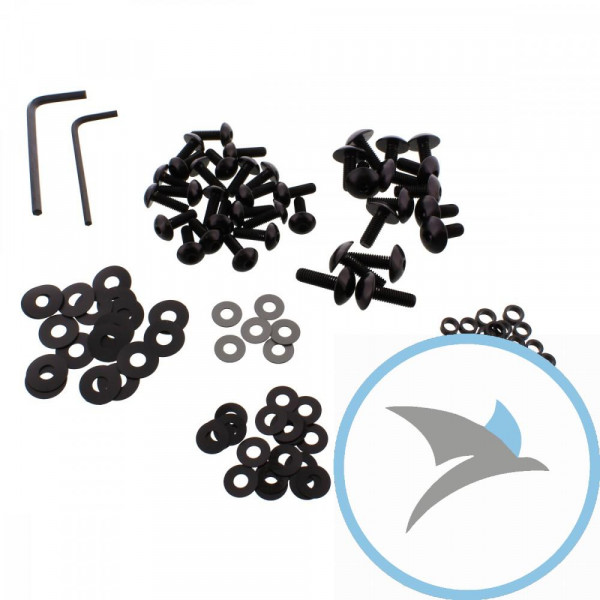 VERKLEID Schraube Satz Pro Bolt alu schwarz - FKA160BK