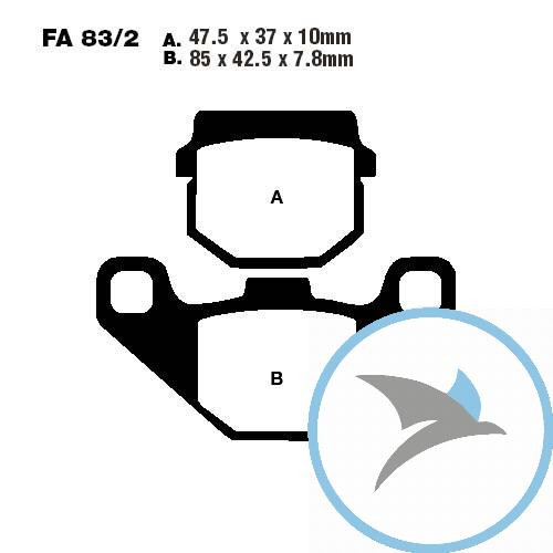 Bremsklotz Standard Scooter EBCoder 7870193