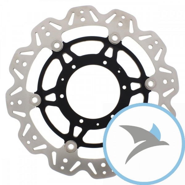Bremsscheibe VEE EBC schwarz - VR1152BLK