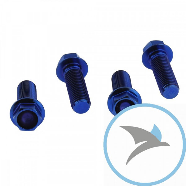 Schraube Bremssattel Satz Pro Bolt Titan blau - TIFBMON30B