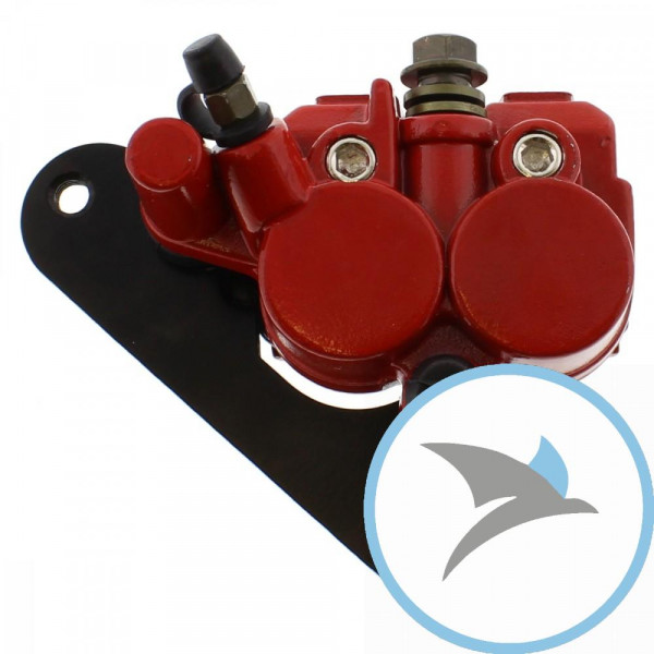 Bremssattel rot