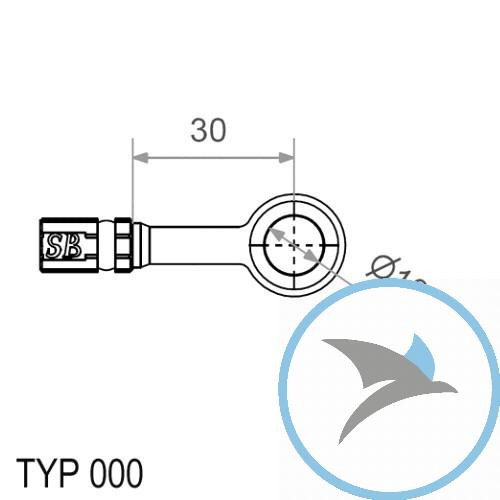 Ringfitting Vario TYP000 10 mm 0 silber