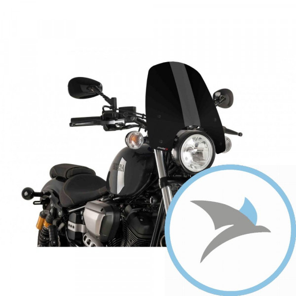 Touringscheibe New Generation Puig schwarz - 9438N